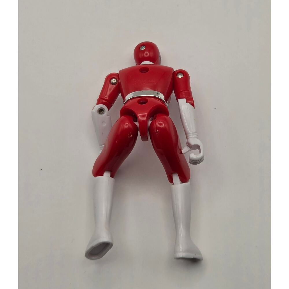 Bandai 1993 Red Power Ranger With Motorcycle With Kickstand Excellent Condition - Picture 9 of 9